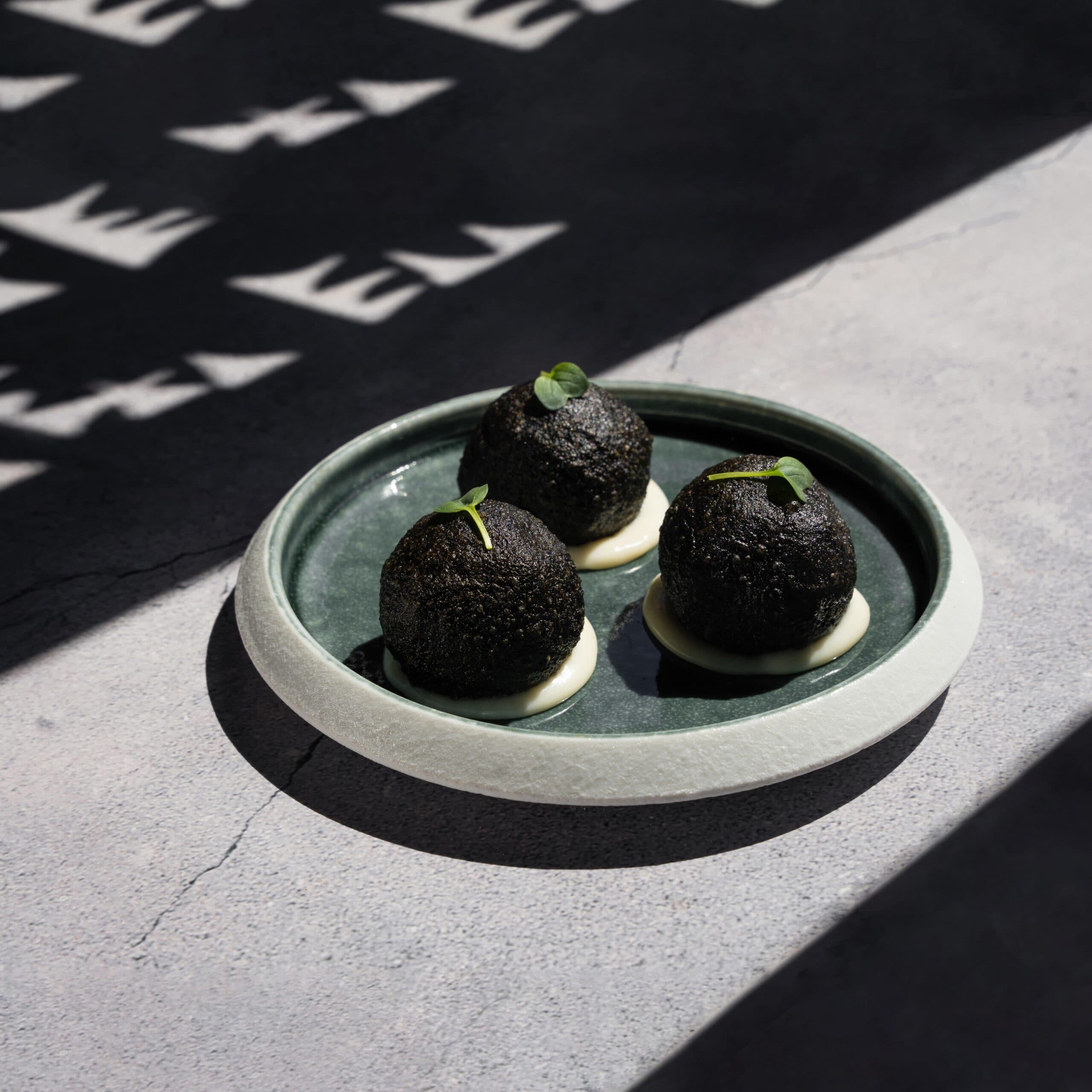 Black Kubba dish by YABA